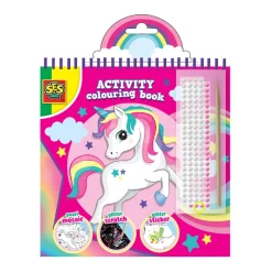 SES Creative Coloring Book with Unicorn Activities