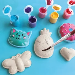 SES Creative Creative Box, Cast and Paint - Happy Plaster Figures