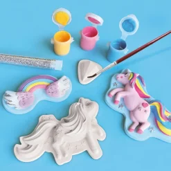 SES Creative Creative Kit, Cast and Paint – Unicorns in Plaster