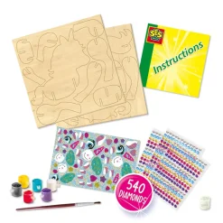 SES Creative, Diamond Mosaic - 3D Unicorn