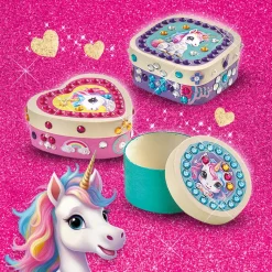 SES Creative, Diamond Mosaic - Jewelry Box with Unicorn
