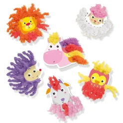 SES Creative Embroidery Cards – Embroider Soft Animals