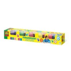 SES Creative Finger Paint, 6 x 120 ml.