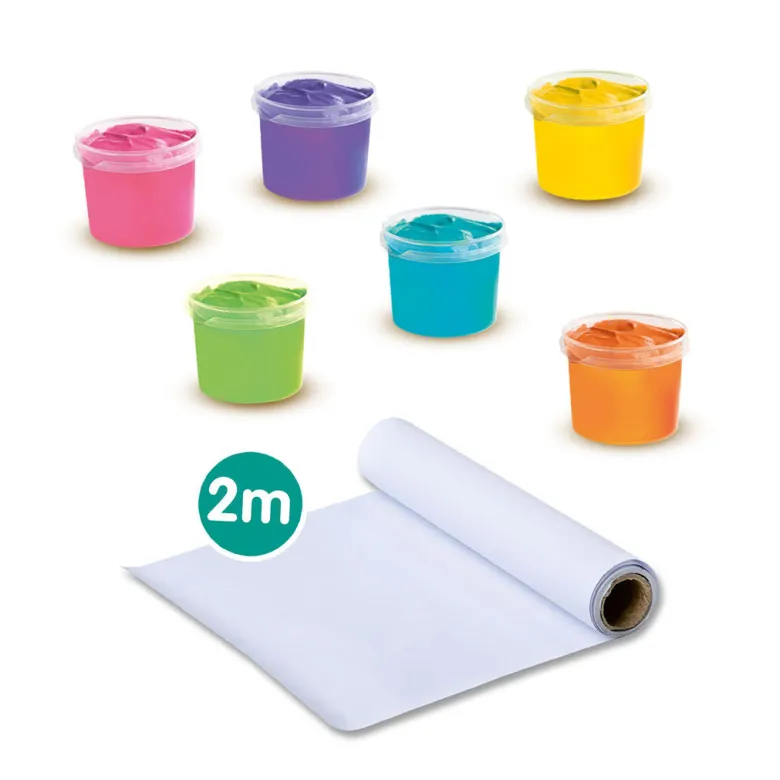 SES Creative Finger Painting Mega Set - 6 x 110ml