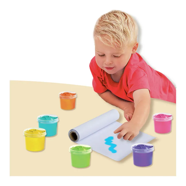 SES Creative Finger Painting Mega Set - 6 x 110ml