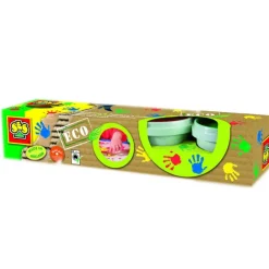SES Creative Finger Paint, Eco - Set of 4 Vibrant Colors