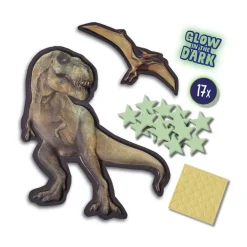 SES Creative Glow-in-the-Dark T-Rex and Pterosaur
