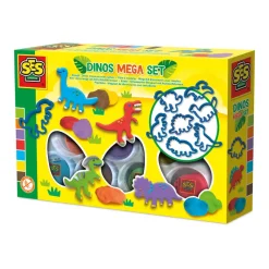 SES Creative, Modeling Clay - Dino Mega Set with Cutters