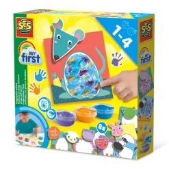 SES Creative My First Creative Set, Finger Paints, Animals - Ages 1-4