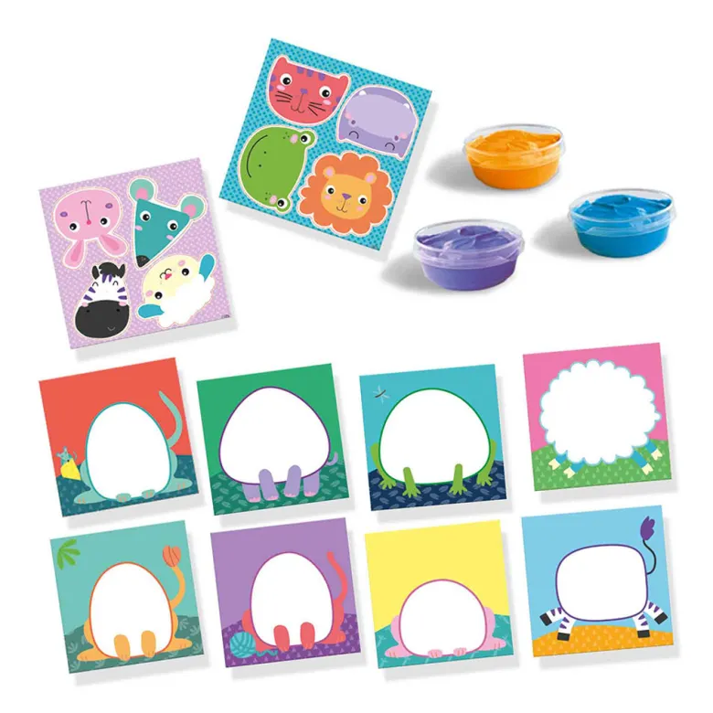 SES Creative My First Creative Set, Finger Paints, Animals - Ages 1-4