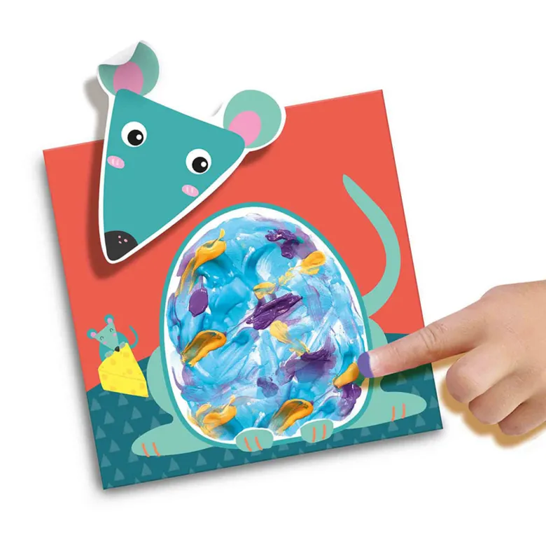 SES Creative My First Creative Set, Finger Paints, Animals - Ages 1-4