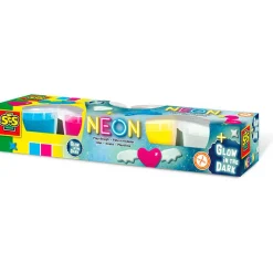 SES Creative Neon Glow Modeling Clay