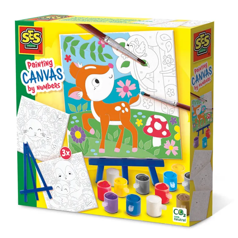 SES Creative Paint by Numbers – Woodland Animals