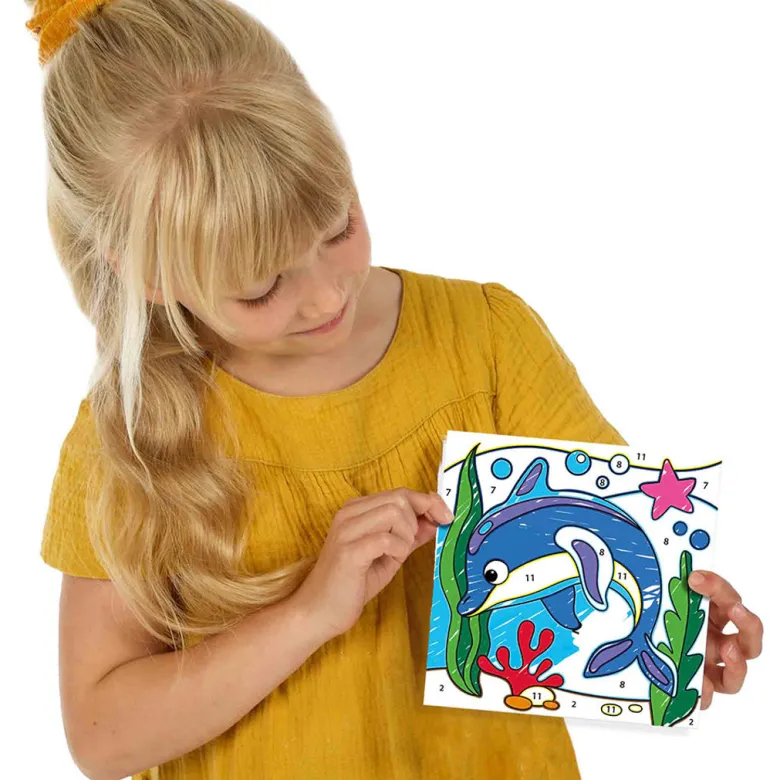 SES Creative Paint by Numbers, Markers with Triangular Grip