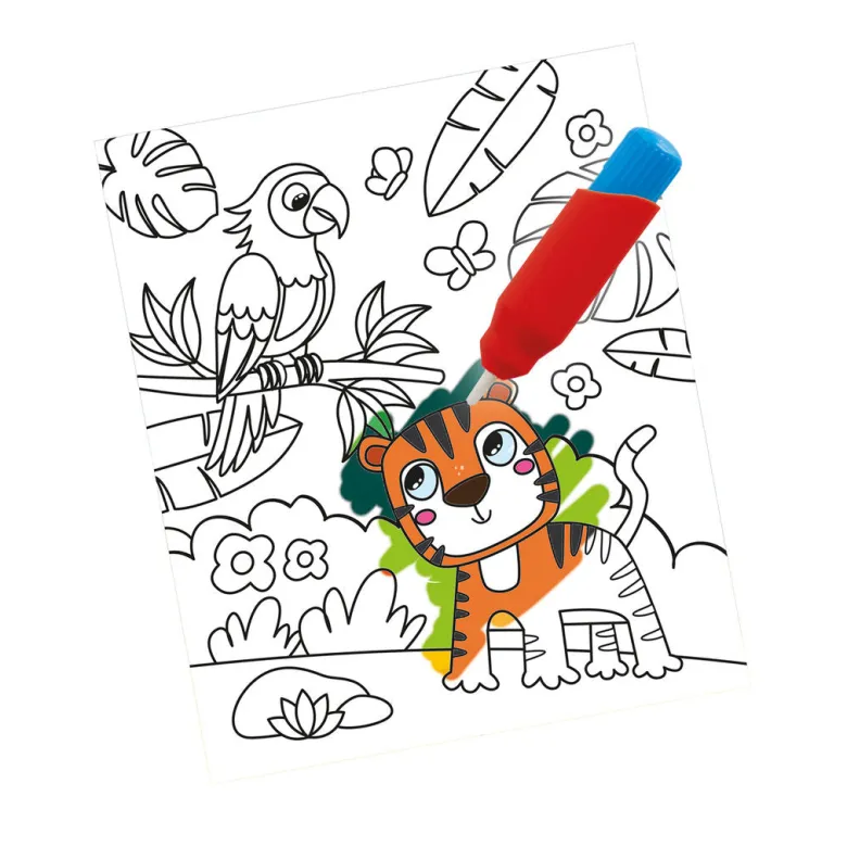 SES Creative, Paint with Water - Travel Coloring Book