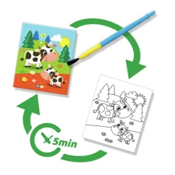SES Creative, Paint with Water - Farm Coloring Book