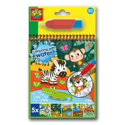 SES Creative, Paint with Water - Safari Coloring Book