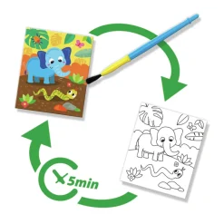 SES Creative, Paint with Water - Safari Coloring Book
