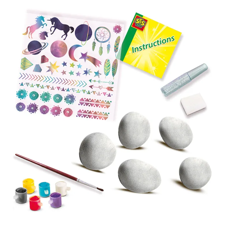 SES Creative Paint Your Own Galaxy Stones