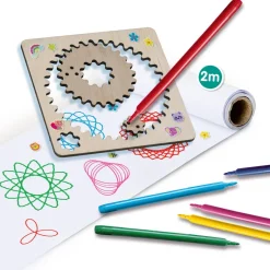 SES Creative Wooden Spiral Drawing Set