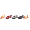 Siku Toy Cars Gift Set with 3 Race Cars and Cones