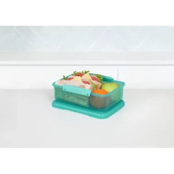 Sistema Coloured Lunch Box with 1 Compartment, 2L - Teal