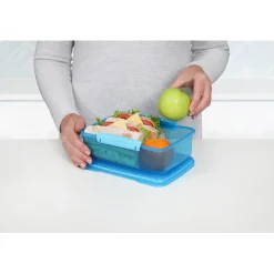 Sistema Coloured Lunch Box with 1 Compartment, 2L - Blue
