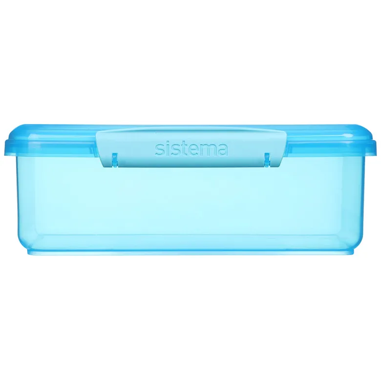 Sistema Coloured Lunch Box with 1 Compartment, 2L - Blue
