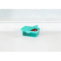 Sistema Lunch Box and Drink Bottle, Slimline Quaddie 1.5 L - Teal