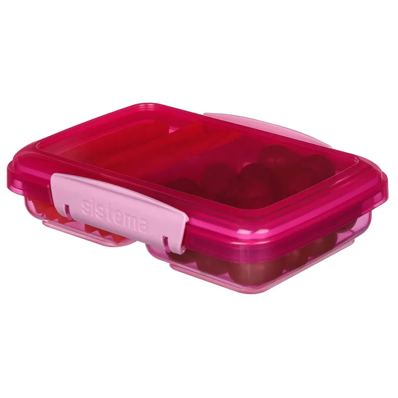 Sistema Lunch Box Small Split, Trend 350 ml - Pink