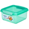 Sistema Lunch Plus Lunchbox with 1 Compartment, 1.2L - Teal