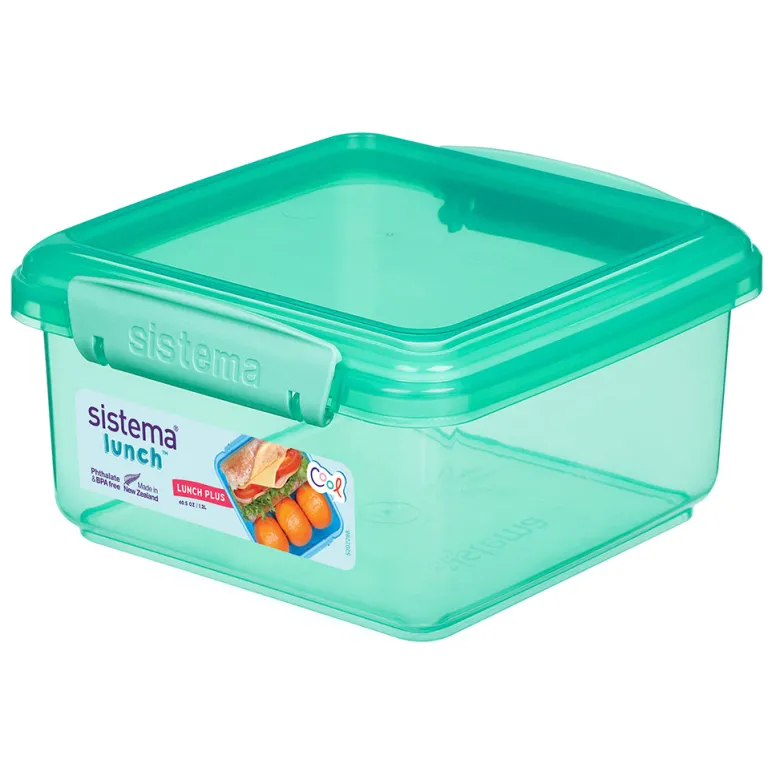 Sistema Lunch Plus Lunchbox with 1 Compartment, 1.2L - Teal
