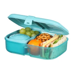 Sistema Ribbon Lunch To Go Lunch Box, 1.1 L - Teal Stone
