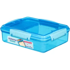 Sistema Snack Attack Duo Lunch Container 975 ml, Blue