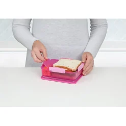 Sistema Snack Attack Duo Lunch Container 975 ml, Pink