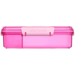 Sistema Snack Attack Duo Lunch Container 975 ml, Pink