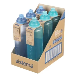 Sistema Swift Squeeze Drinking Bottle, 480 ml – Mountain Blue