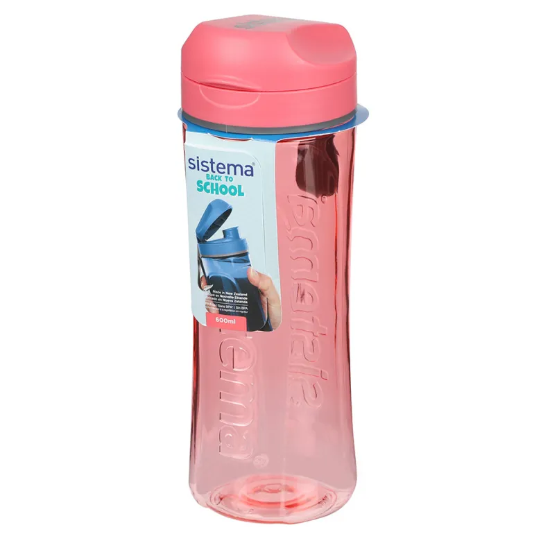 Sistema Tritan Swift Water Bottle, 600 ml – Pink Punch