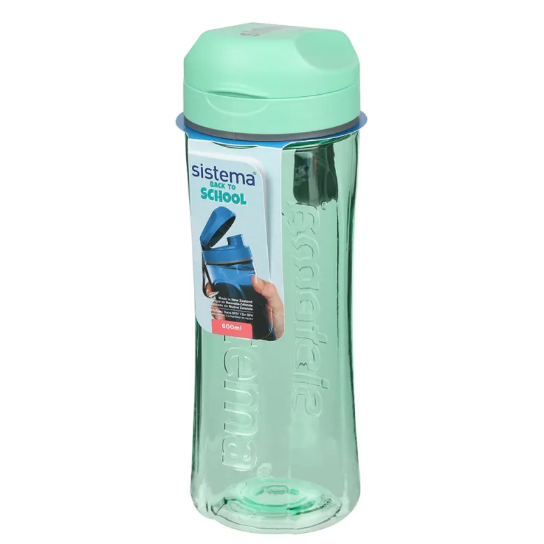 Sistema Water Bottle, Tritan Swift, 600 ml – Apple Mint Green