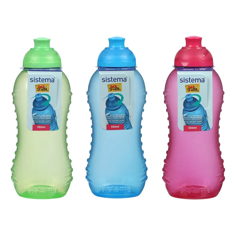 Sistema Water Bottle, Twist 'N' Sip 330 ml - Green