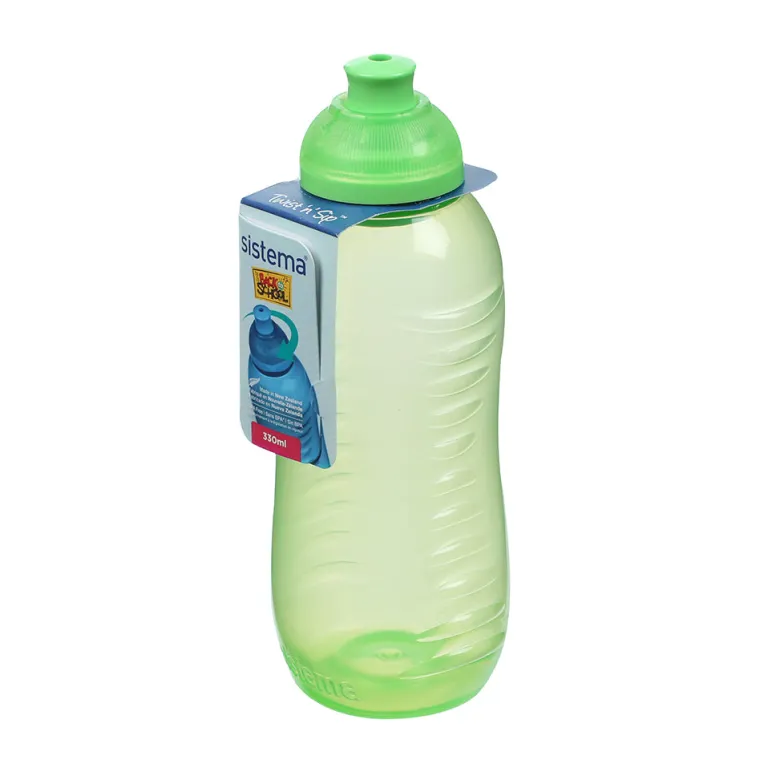 Sistema Water Bottle, Twist 'N' Sip 330 ml - Green