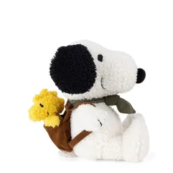 Snoopy Plush with Woodstock in Backpack, 20 cm