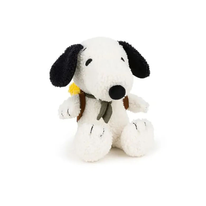Snoopy Plush with Woodstock in Backpack, 20 cm