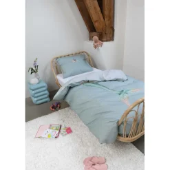 Snurk Adult Bedding, Organic - Mermaid Aqua