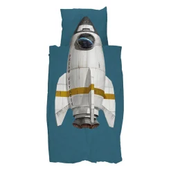 Snurk Adult Bedding, Organic - Rocket Smokey Blue