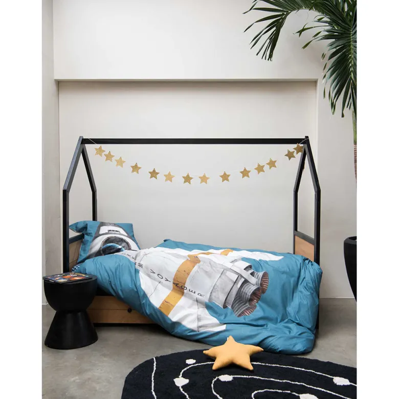 Snurk Adult Bedding, Organic - Rocket Smokey Blue