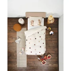 Snurk Organic Adult Bedding - Kitten Friends