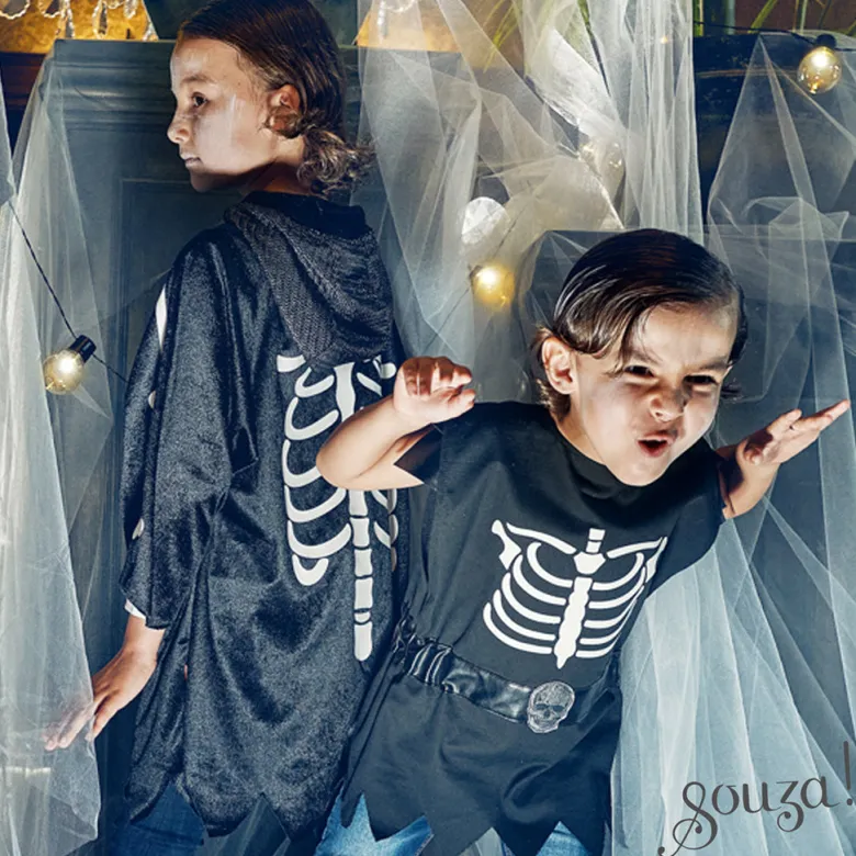 Souza Casper Tunic with Bone Print, Size 3-7 Years