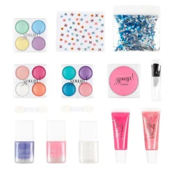 Souza Makeup Set for Kids, Beauty Luxe - Blue/Silver Hair Glitter