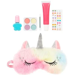 Souza Makeup Set for Kids, Gift Box with Makeup and Sleep Mask - Unicorn Sleepover